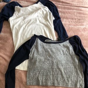 Forever 21 baseball tees
